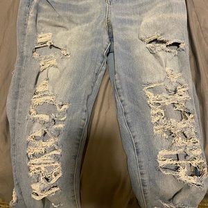 American Eagle ripped skinny jeans